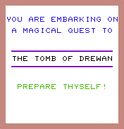 Tomb of Drewan, The